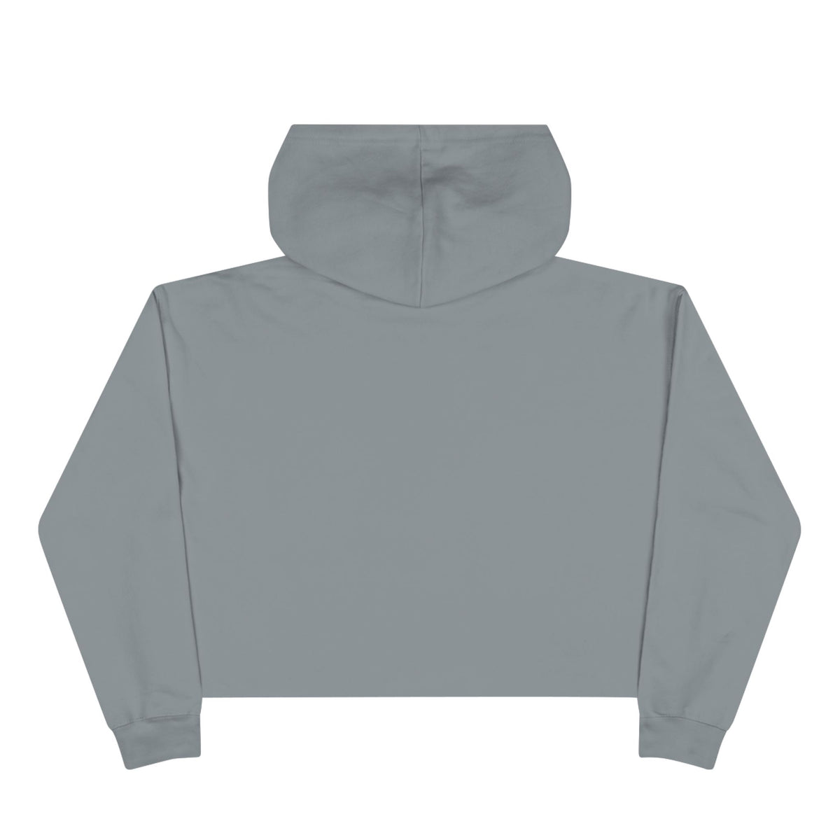 Saved by Grace & Caffeine Crop Hoodie — Christian Coffee Lover Graphic