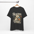 Beautiful In Its Time Floral Tee – Inspirational Vintage Flower Graphic T-Shirt