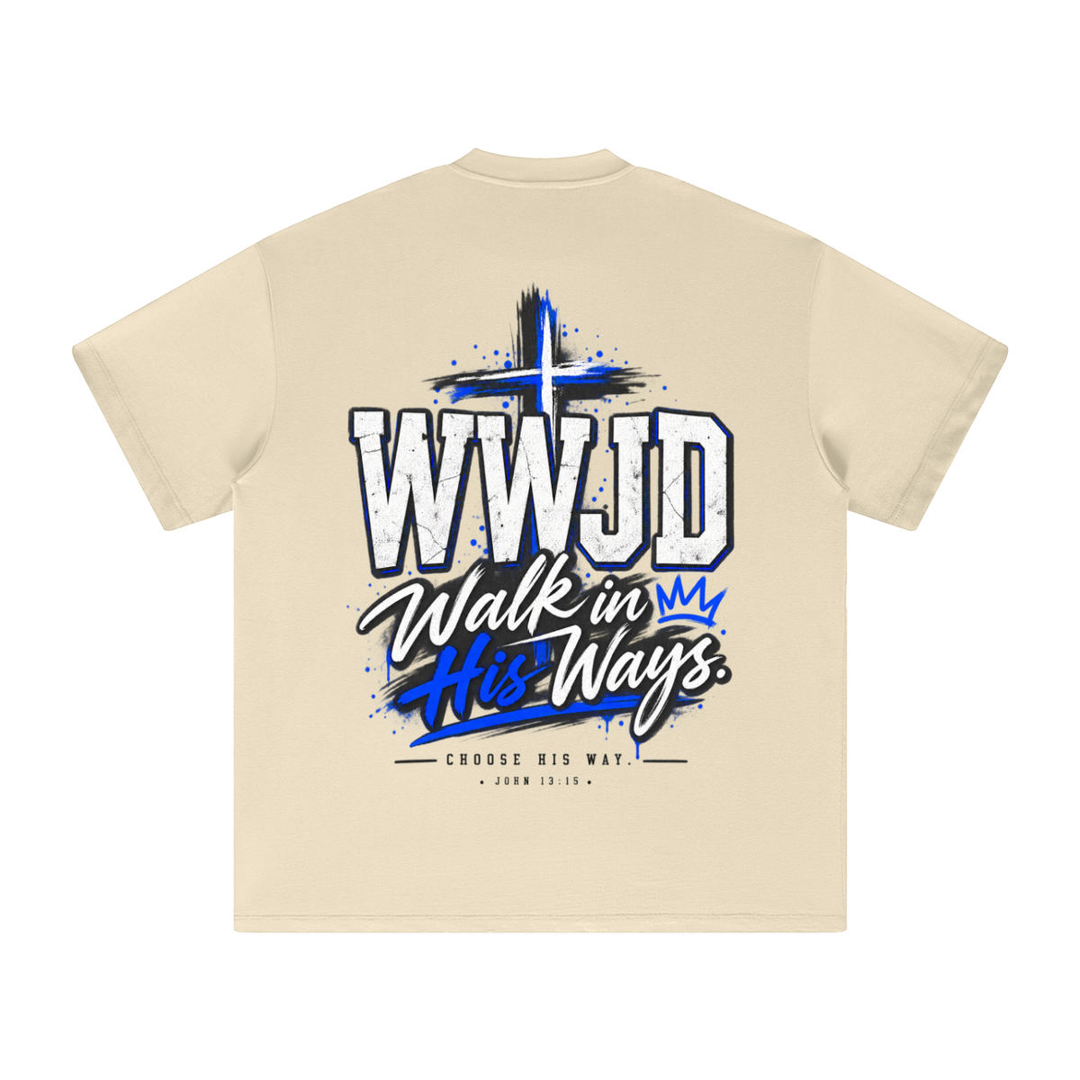 WWJD Heavyweight Earth Tone T-Shirt