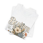 Beautiful In Its Time Floral Tee – Inspirational Vintage Flower Graphic T-Shirt