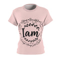 I Am Scripture Affirmation Tee — Women's Christian Faith Graphic Shirt