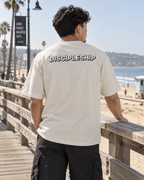 Discipleship Essential  Vintage Washed Oversized Cotton T-Shirt