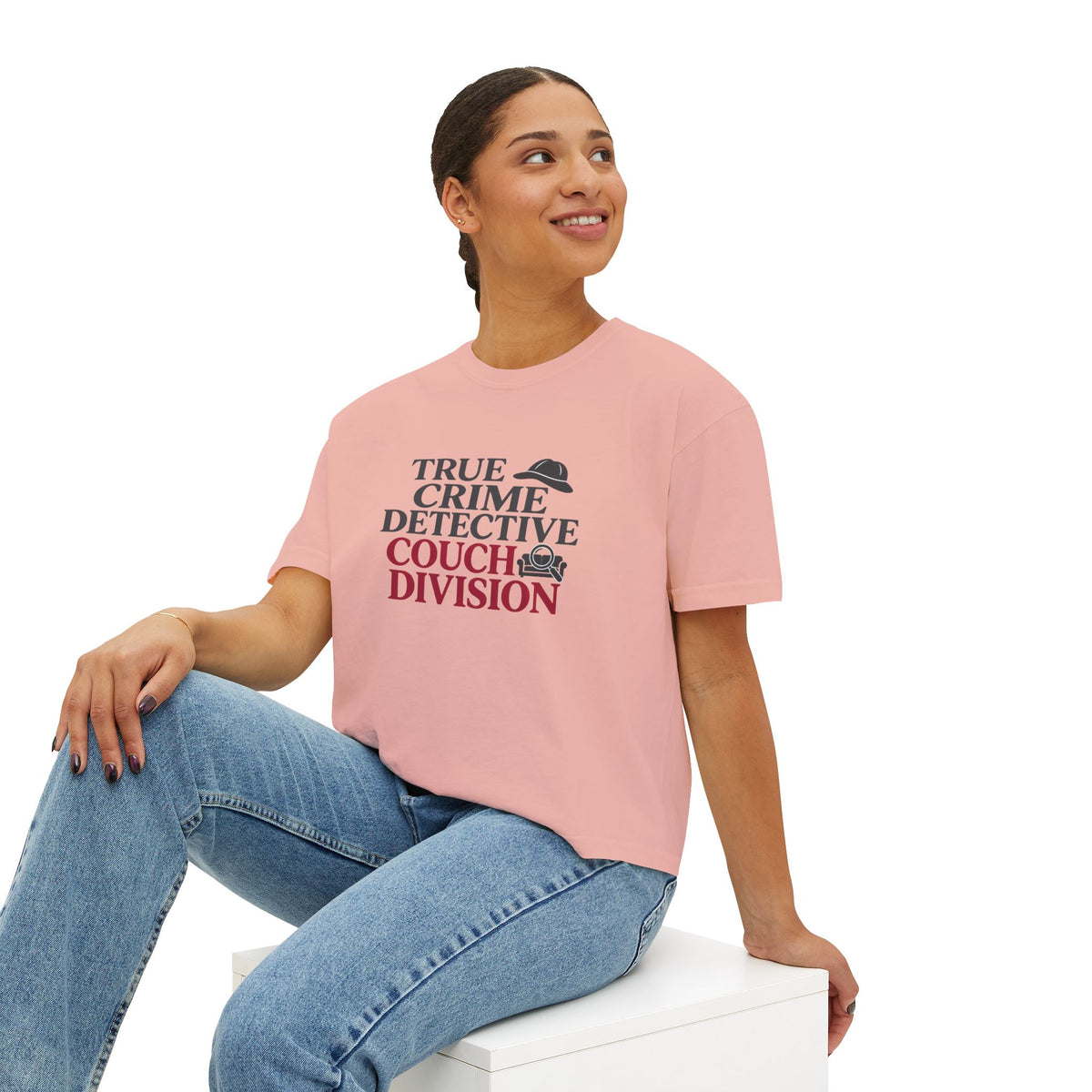 True Crime Detective Couch Division Boxy Tee