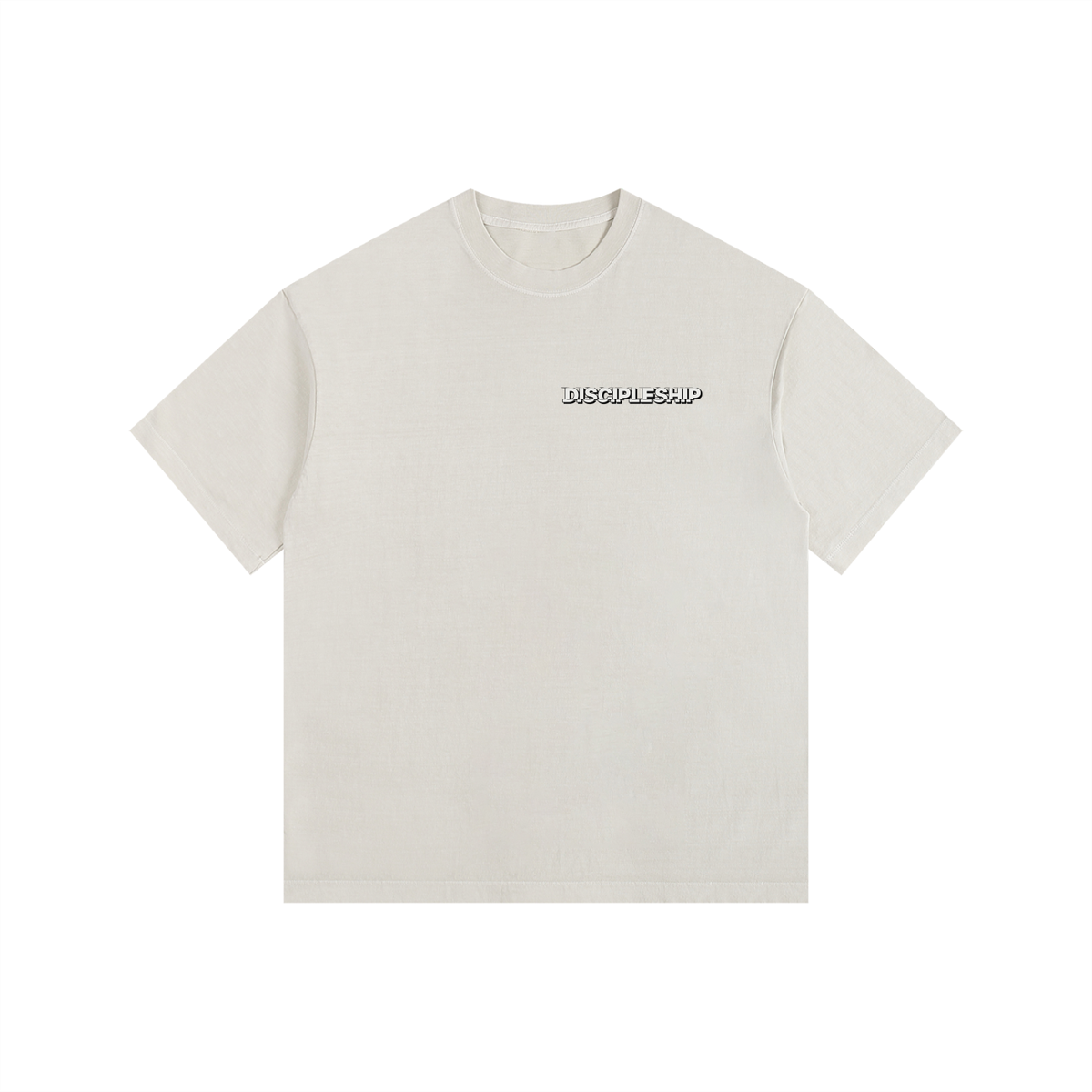 Discipleship Essential  Vintage Washed Oversized Cotton T-Shirt