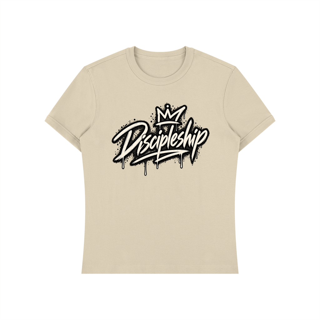 Discipleship Crown Tee Men's Heavyweight Slim Fit T-Shirt