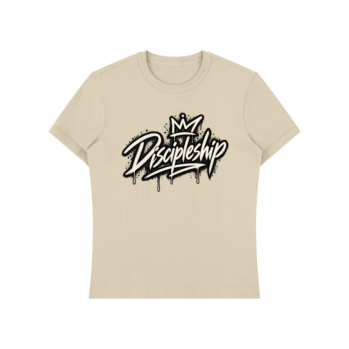 Discipleship Crown Tee Men's Heavyweight Slim Fit T-Shirt