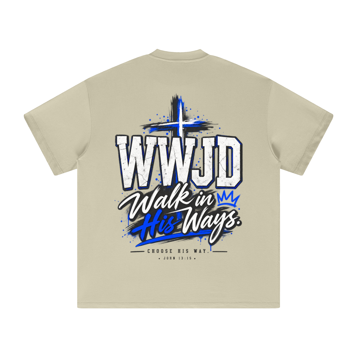 WWJD Heavyweight Earth Tone T-Shirt