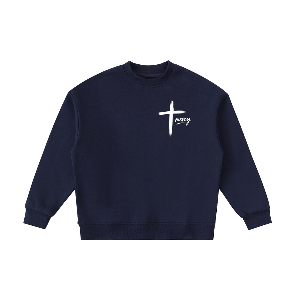 Mercy Rewrote Me Essential Fleece Kids' Crewneck Sweatshirt
