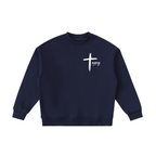 Mercy Rewrote Me Essential Fleece Kids' Crewneck Sweatshirt