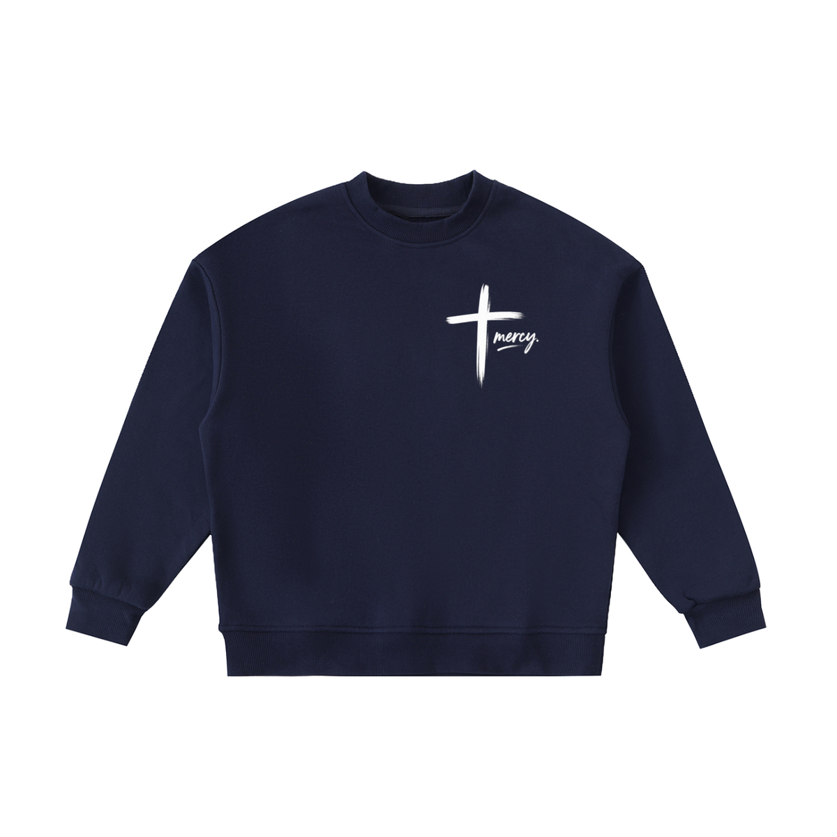 Mercy Rewrote Me Essential Fleece Kids' Crewneck Sweatshirt