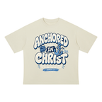 Anchored In Christ Unisex Drop Shoulder Cotton T-Shirt
