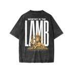 Worthy is the Lamb Snow Washed Kids' T-Shirt