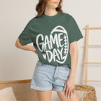 Women's Cutesy Game Day Football T-Shirt