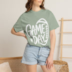 Women's Cutesy Game Day Football T-Shirt
