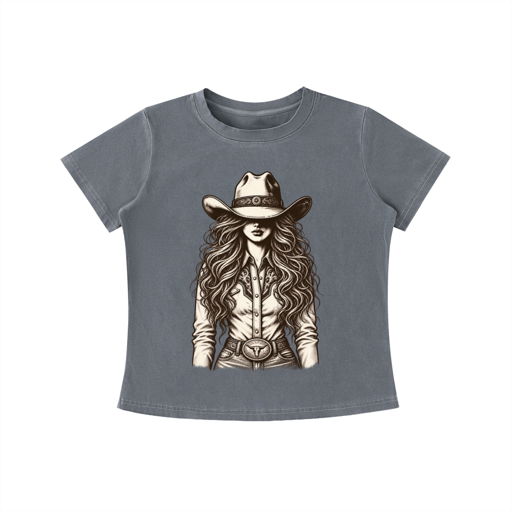 Cowgirl Vintage Wash Slim Fit T-shirt
