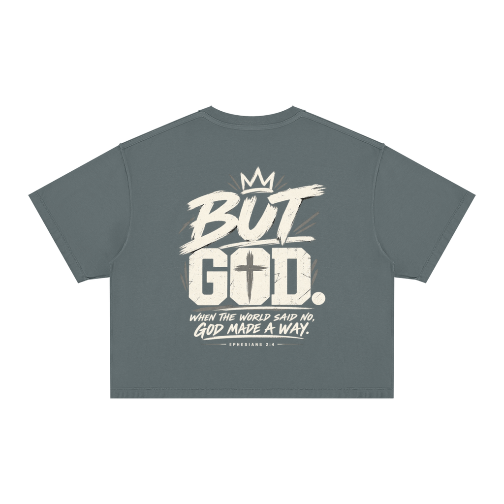 But God Vintage Wash Boxy T-Shirt