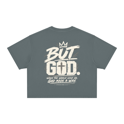 But God Vintage Wash Boxy T-Shirt
