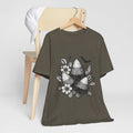 Candy Corn Floral Tee — Halloween Candy Corn Shirt