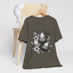 Candy Corn Floral Tee — Halloween Candy Corn Shirt