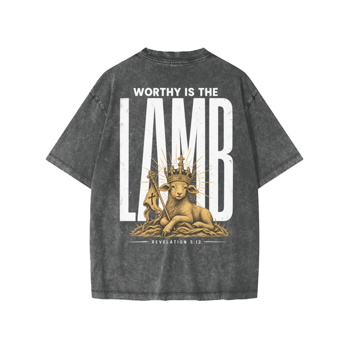 Worthy is the Lamb Snow Washed Kids' T-Shirt