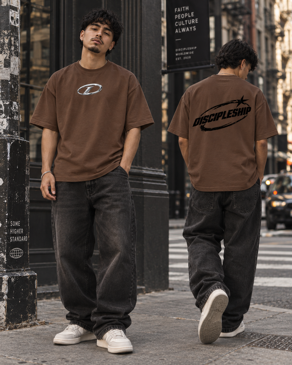 Discipleship Orbit Tee Essential Cotton T-Shirt