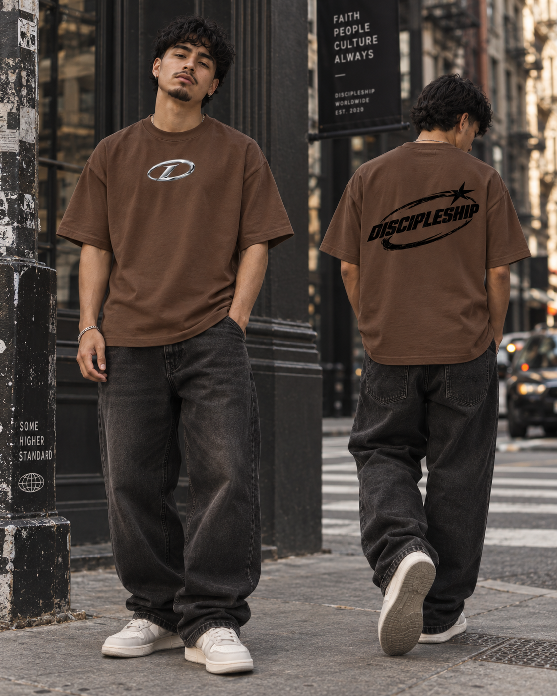 Discipleship Orbit Tee Essential Cotton T-Shirt