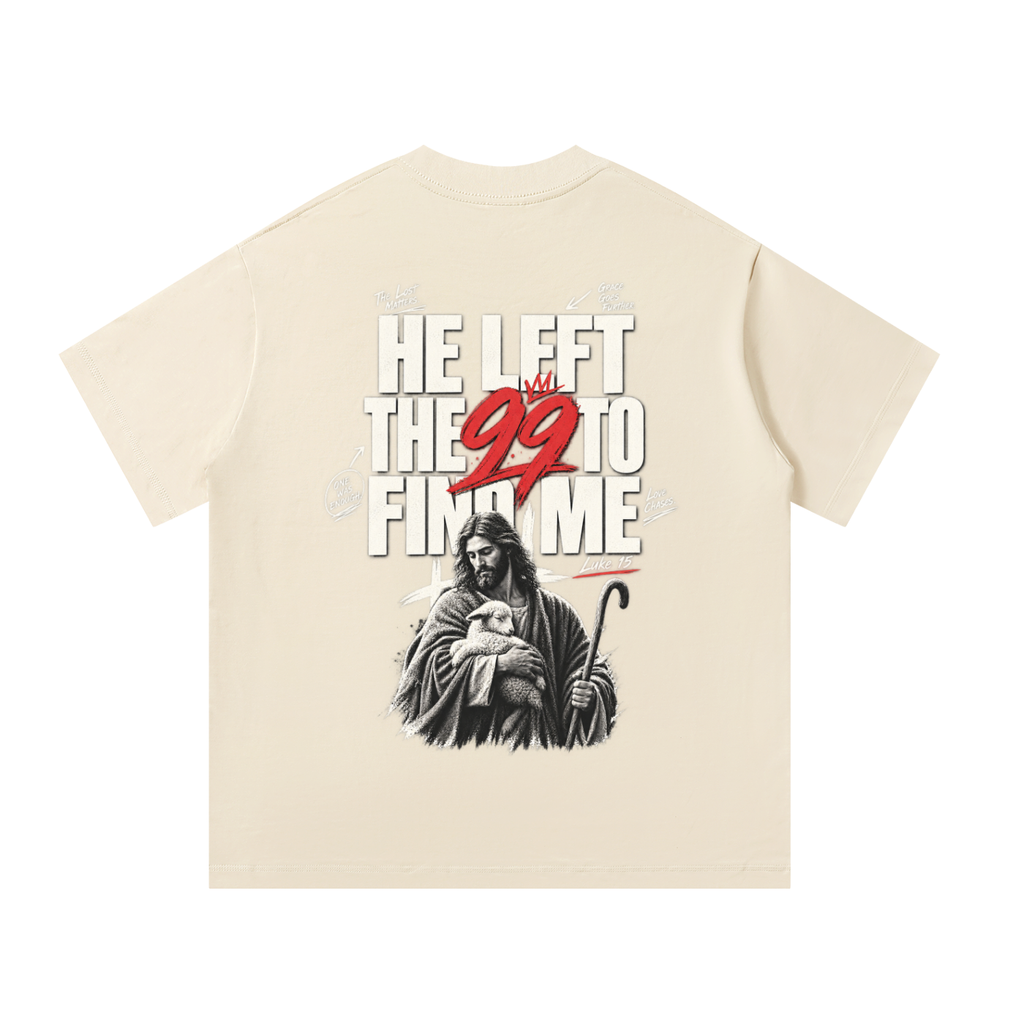 He Left the 99 Oversized T-Shirt