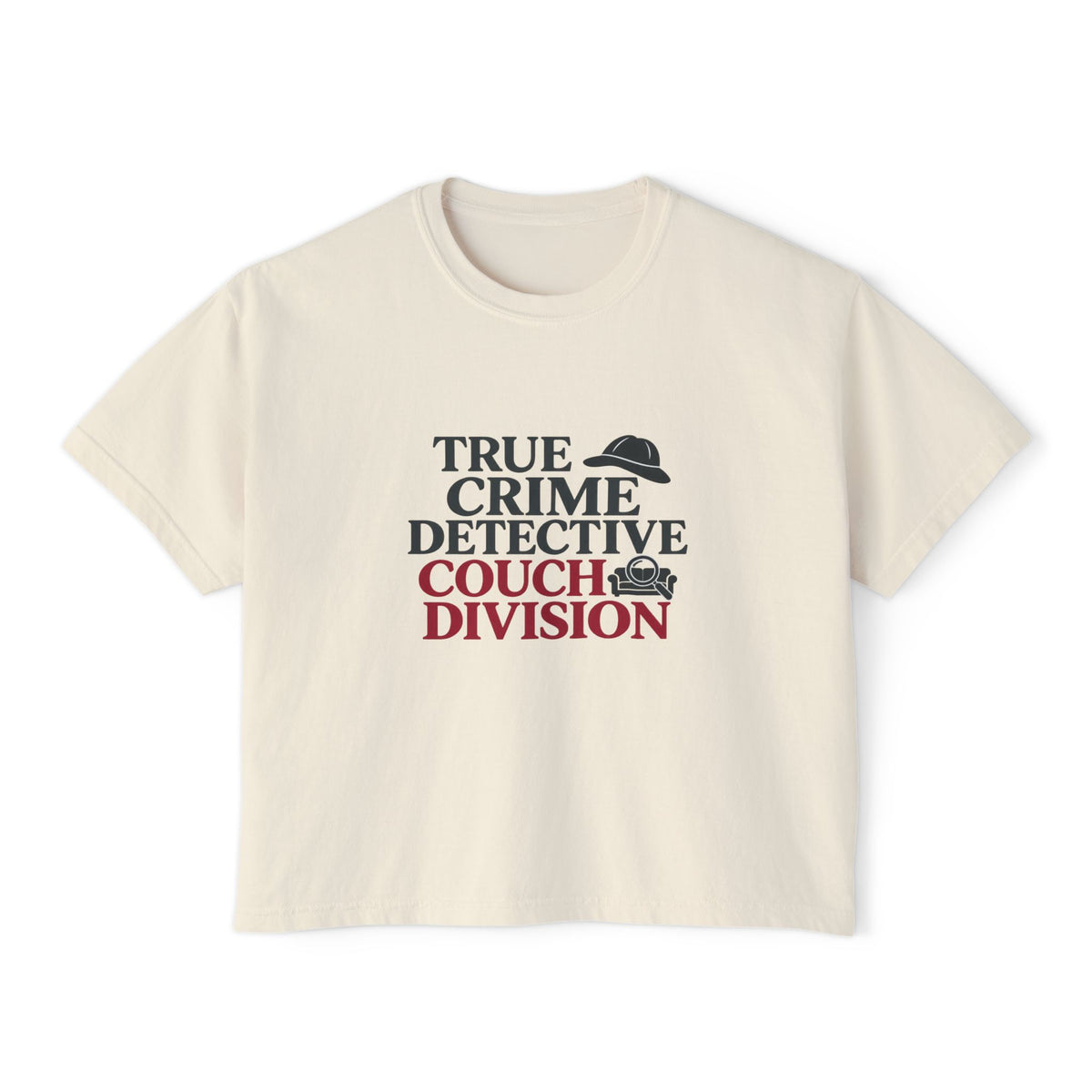 True Crime Detective Couch Division Boxy Tee
