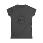 God is I am Women's T-Shirt - Classic White Softstyle Tee