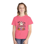 Youth Tee — "Creepin' It Cute" Halloween Ghost Graphic
