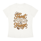 Front Porch Fringe Women's Slim Fit Crewneck T-Shirt