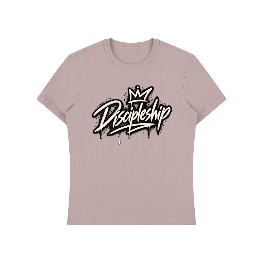 Discipleship Crown Tee Men's Heavyweight Slim Fit T-Shirt