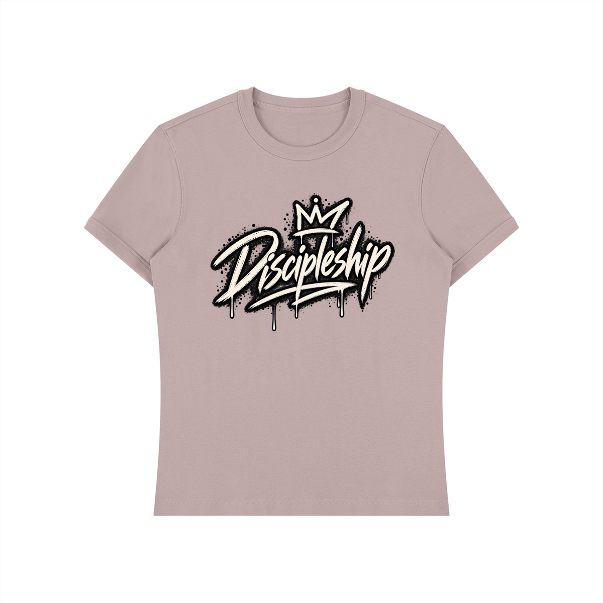 Discipleship Crown Tee Men's Heavyweight Slim Fit T-Shirt