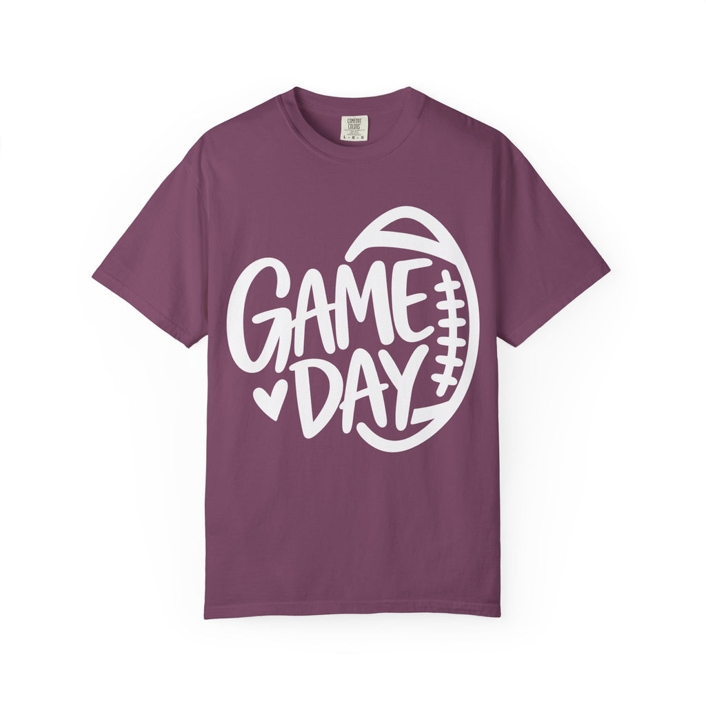 Women's Cutesy Game Day Football T-Shirt