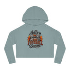 "Hello Football Season" Fall Game Day Sweatshirt Cropped Hoodie