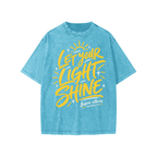 Let Your Light Shine Snow Washed Kids' T-Shirt