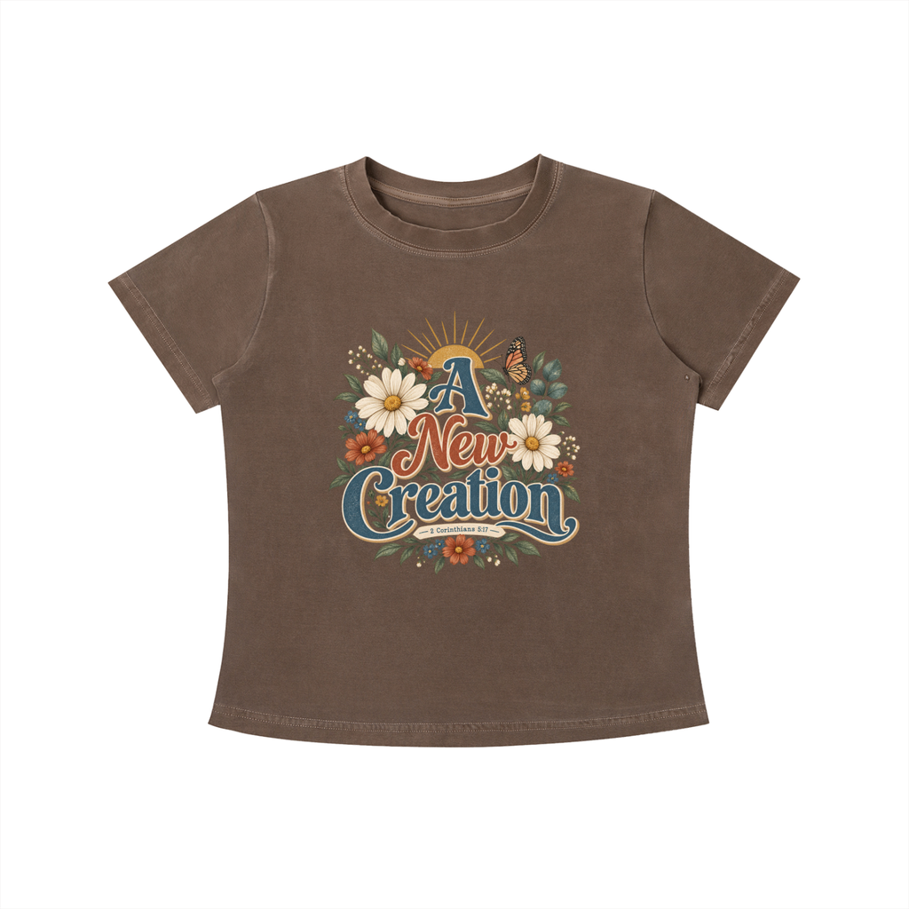 A New Creation Vintage Wash Slim Fit T-shirt