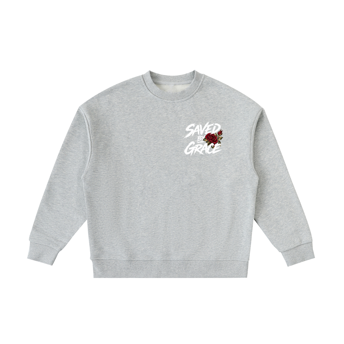 Saved by Grace Essential Fleece Kids' Crewneck Sweatshirt
