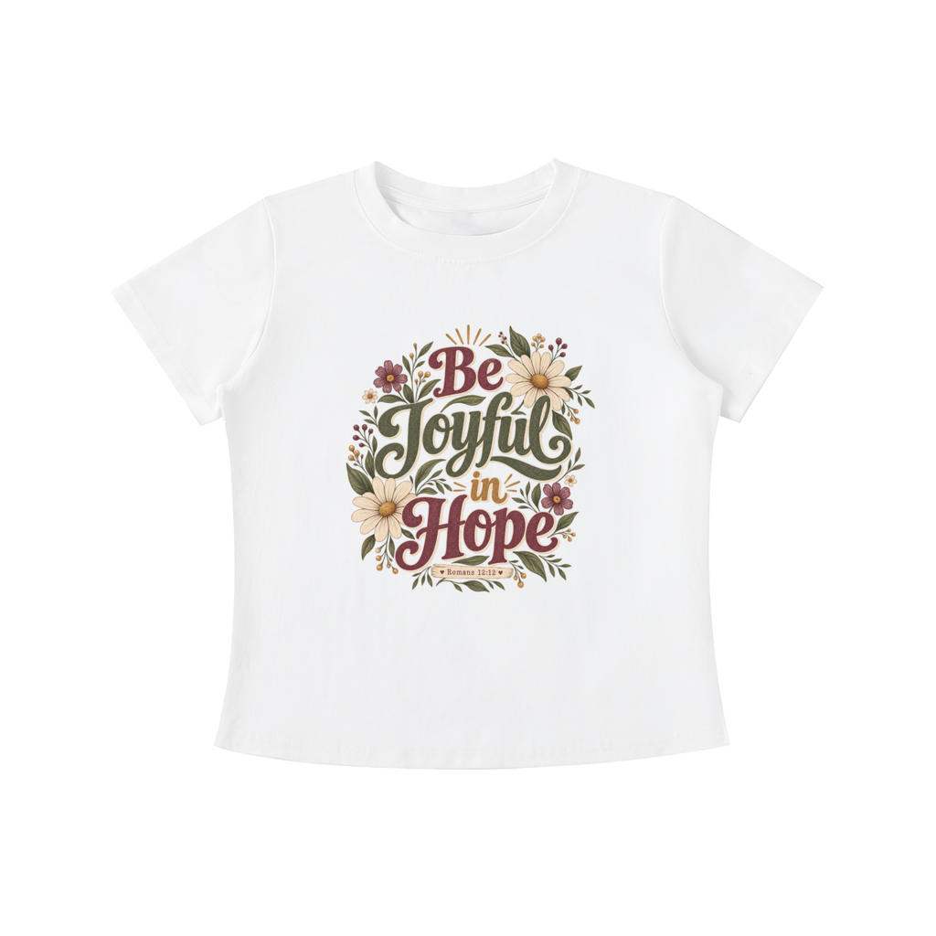 Be Joyful in Hope Vintage Wash Slim Fit T-shirt