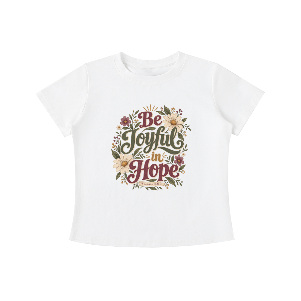 Be Joyful in Hope Vintage Wash Slim Fit T-shirt