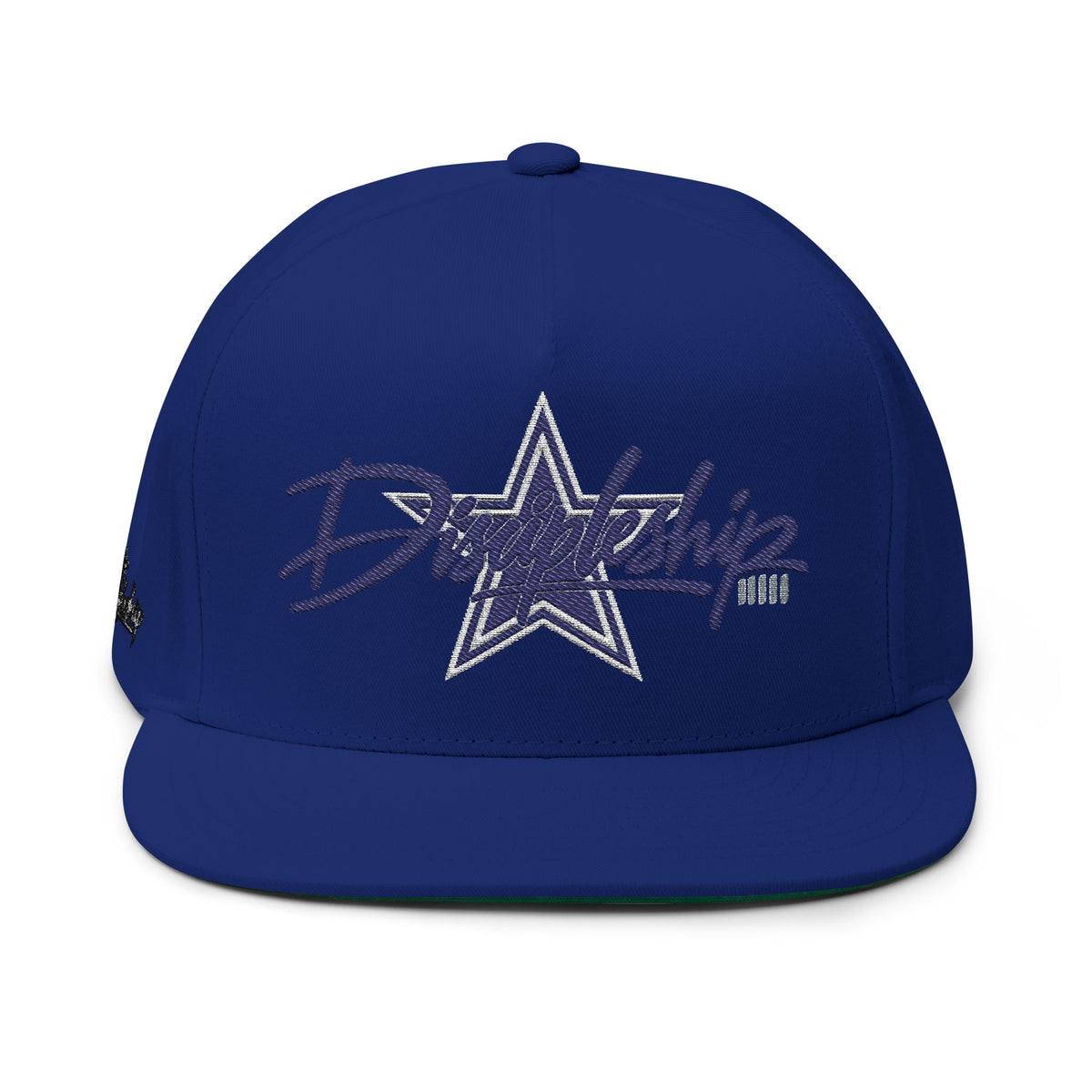 Flat Bill Cap — 'Daylight' Script Star Embroidered Snapback