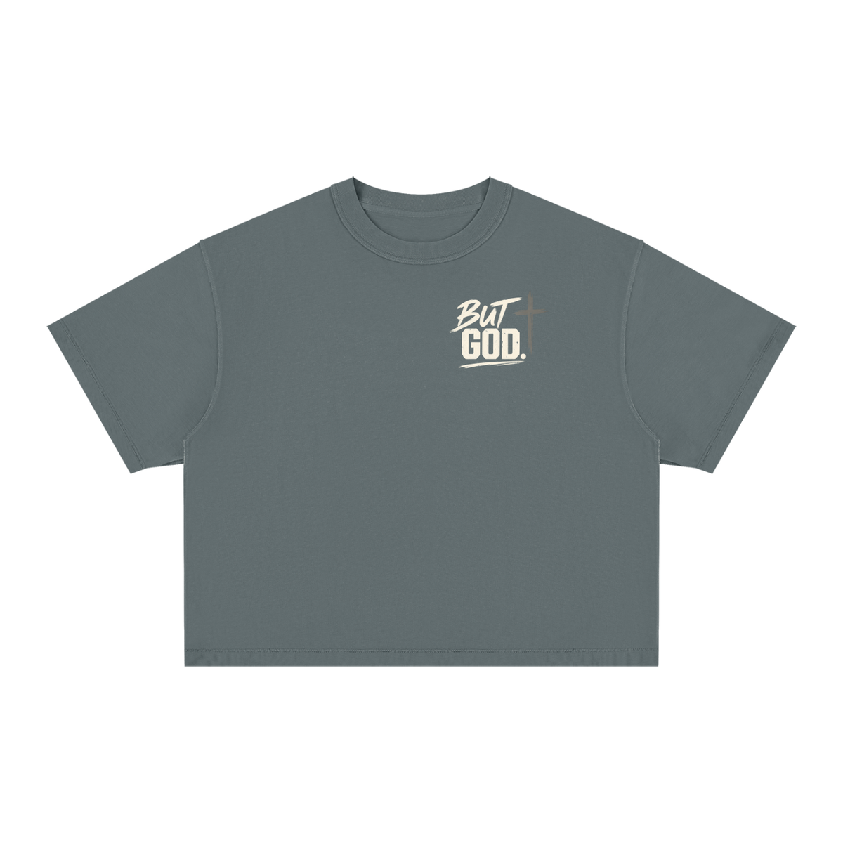 But God Vintage Wash Boxy T-Shirt