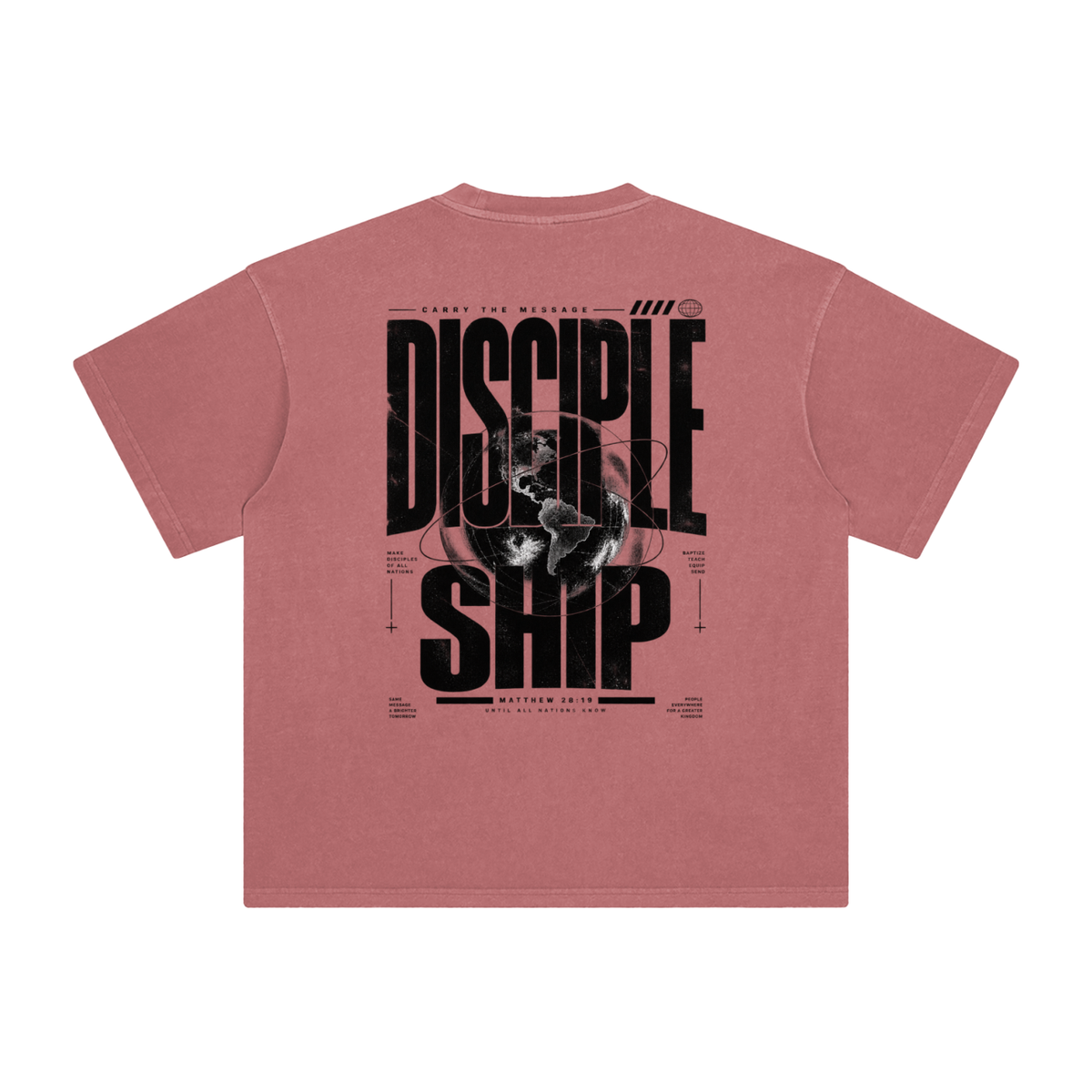 Discipleship Carry the Mission Enzyme Washed T-Shirt
