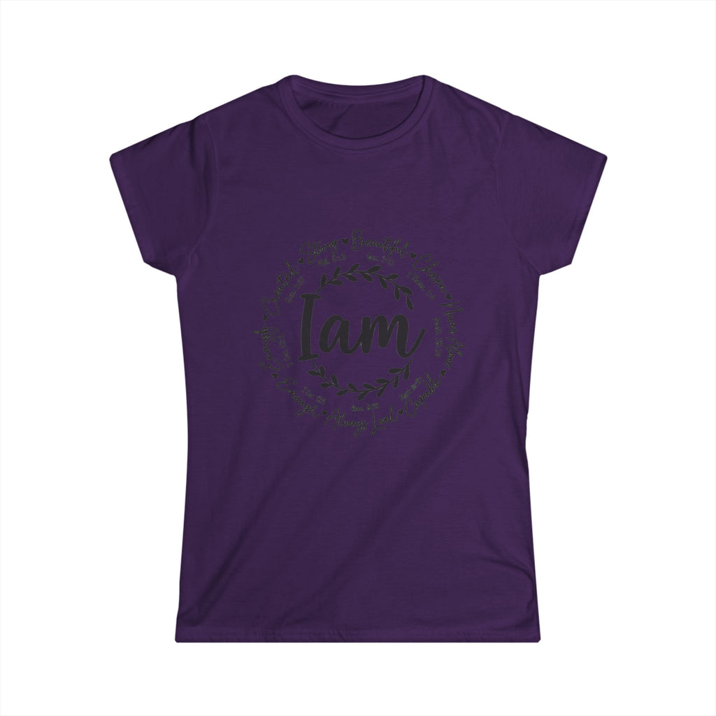 God is I am Women's T-Shirt - Classic White Softstyle Tee