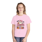Youth Tee — "Creepin' It Cute" Halloween Ghost Graphic