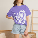 Women's Cutesy Game Day Football T-Shirt