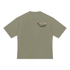 WWJD Green & Gold Mens Heavyweight Oversized T-Shirt