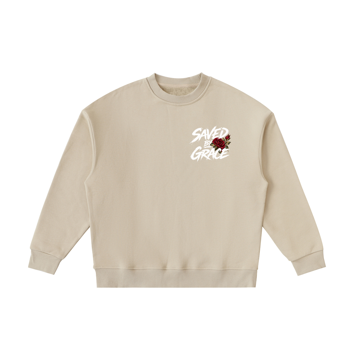 Saved by Grace Essential Fleece Kids' Crewneck Sweatshirt