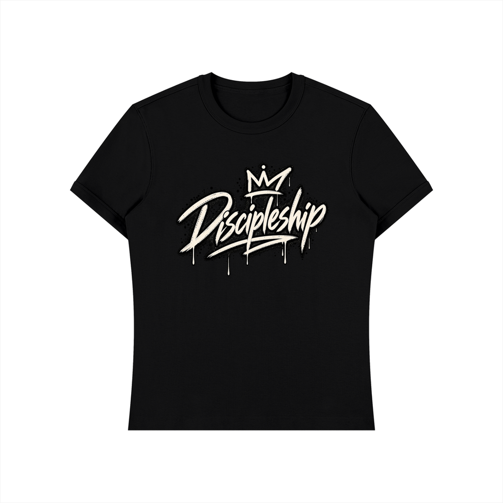 Discipleship Crown Tee Men's Heavyweight Slim Fit T-Shirt