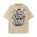 Death Lost it's Sting Heavyweight Snow Washed T-Shirt